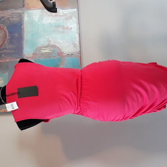 Gibson Look Pink Side Rouched Tank Dress Size M - Picture 12 of 17